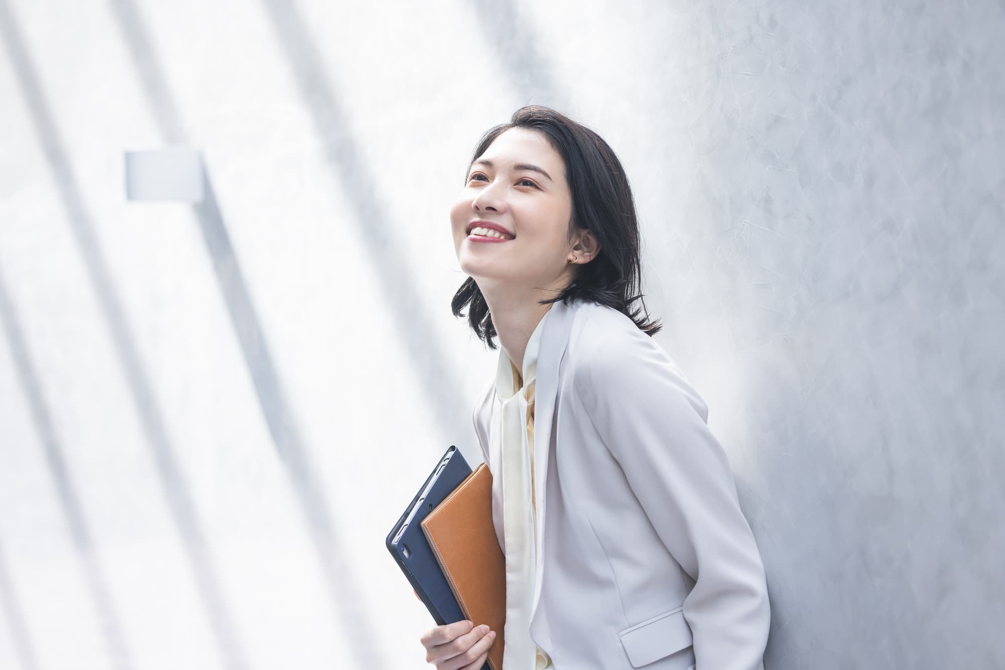 笑顔のビジネスウーマン